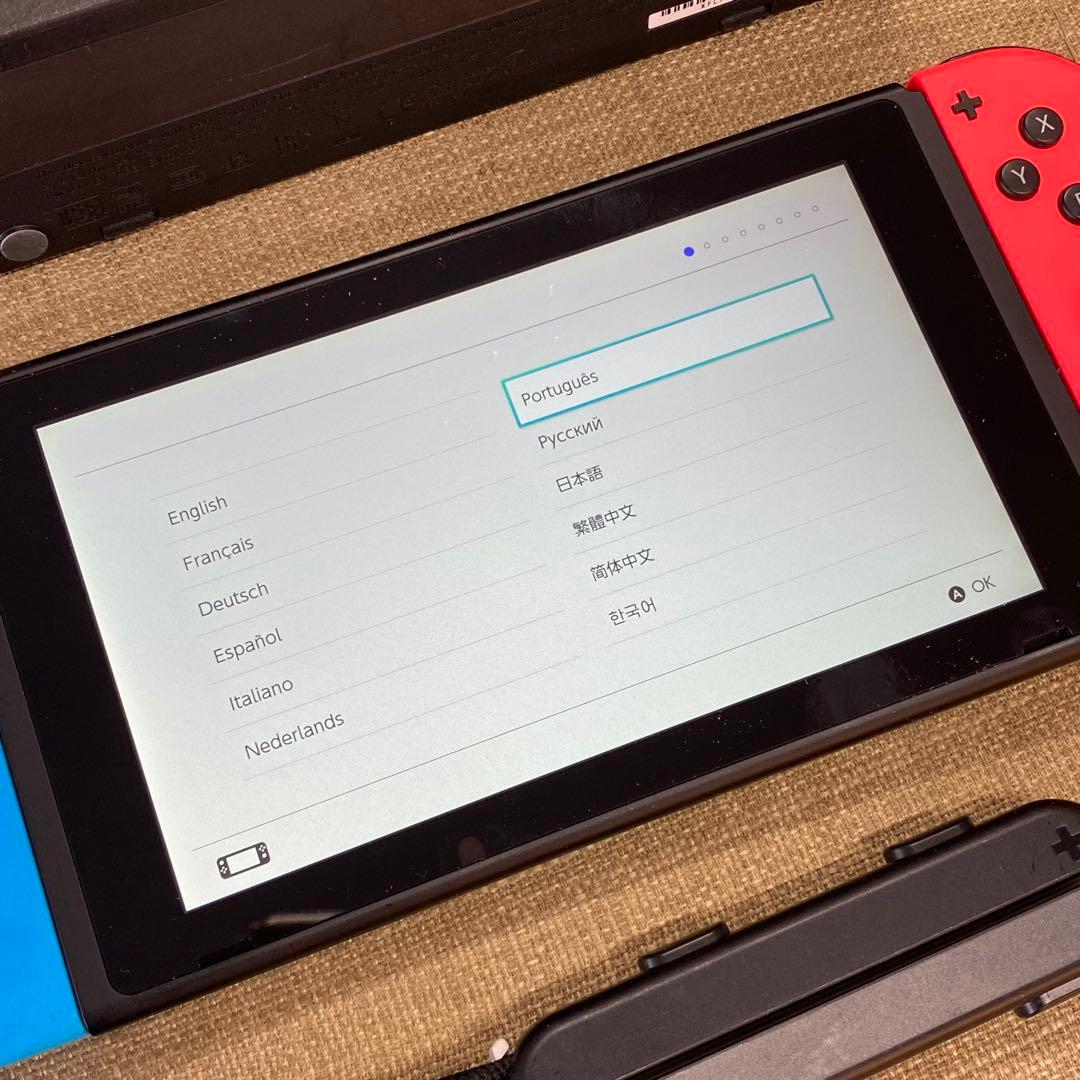 Nintendo Switch 本体 ネオンブルー/ネオンレッド B55