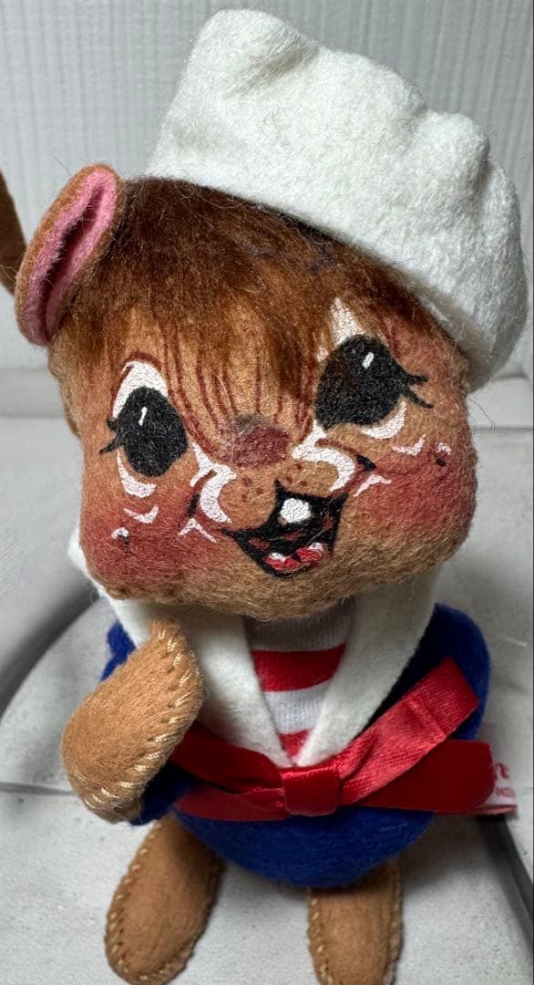 フェルト製セーラー服マスコット　ビンテージドール　マウス　アメリカ　USA