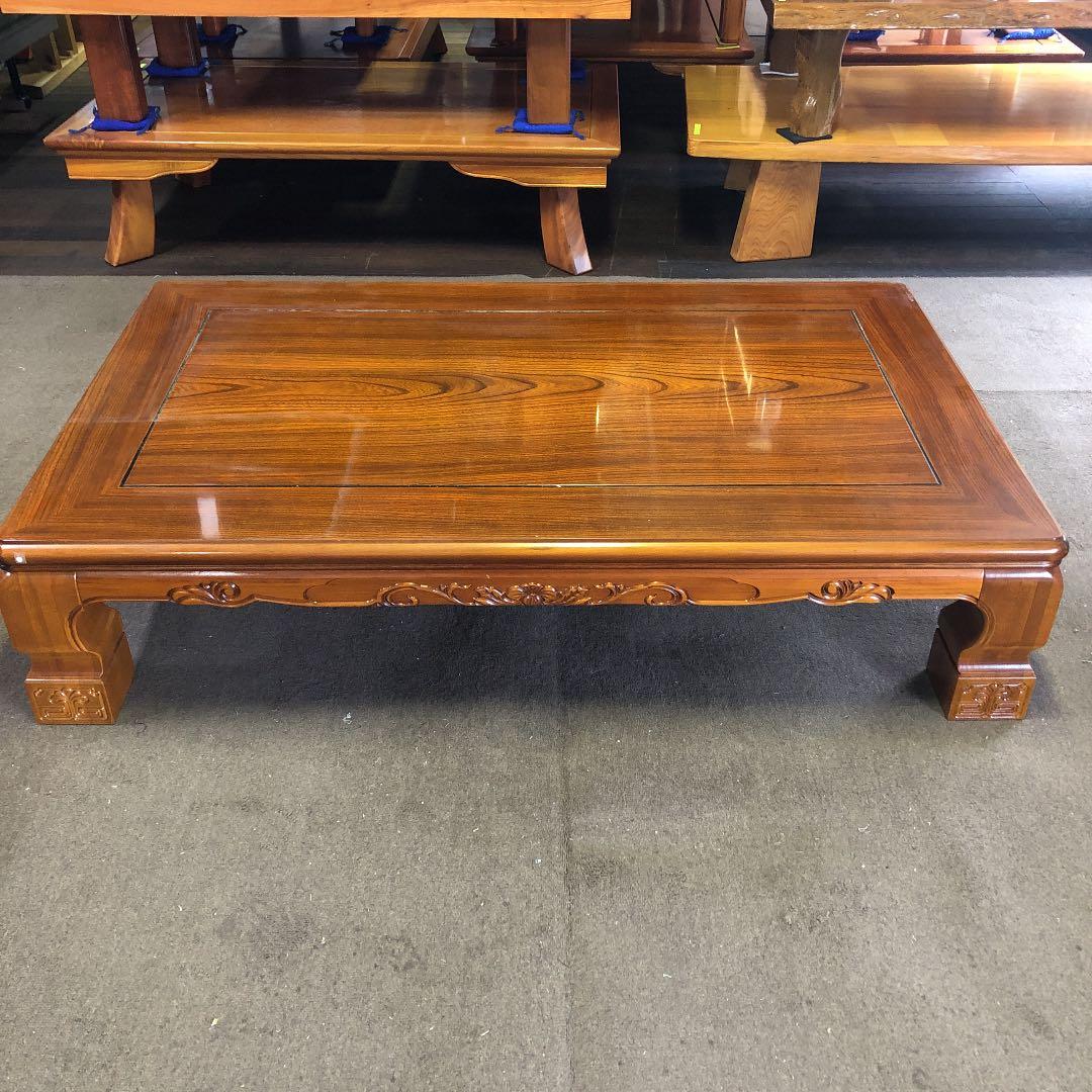 54. 合板製のローテーブル  訳あり  新品