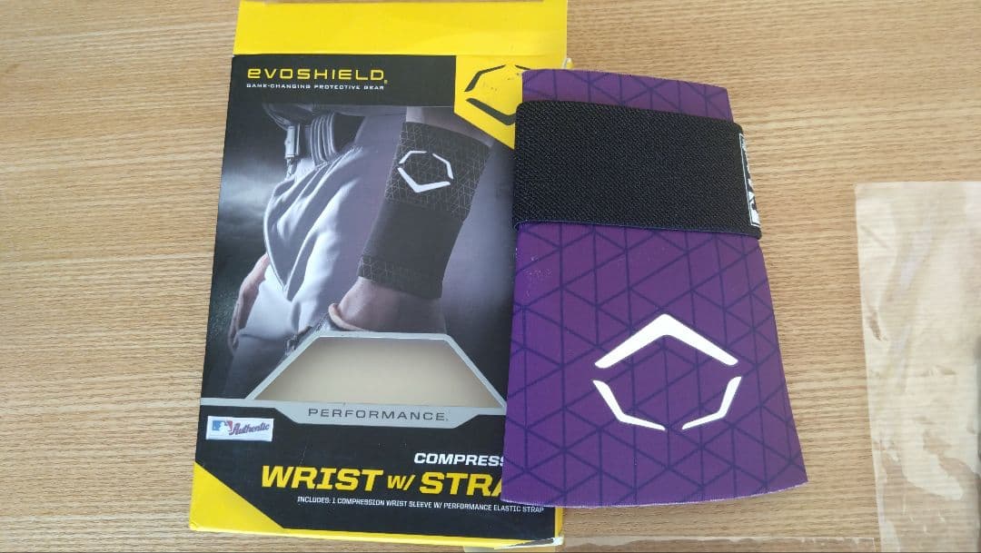 野球 リストバンド等 紫 パープル セット