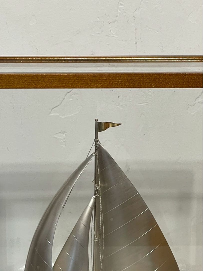 【極美品】武比古 TAKEHIKO 銀製 置物 帆船 ヨット SILVER970