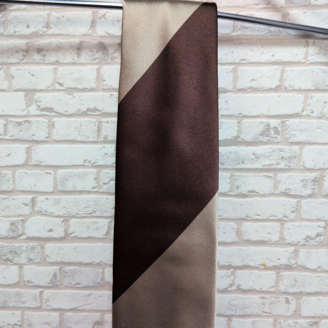 ステファノカウ　シルク ブロックストライプ ネクタイ　フランコバッシ