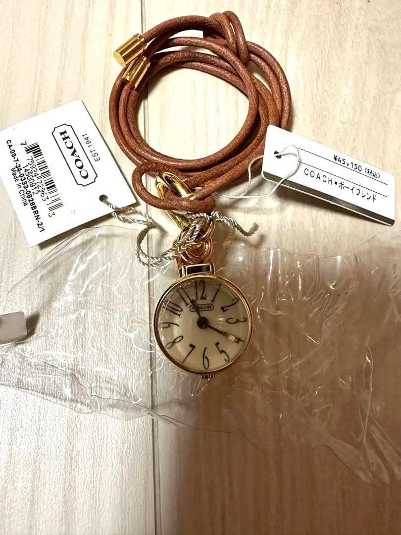 ★新品★COACH コーチ ネックレスウォッチ 14500912 球体時計