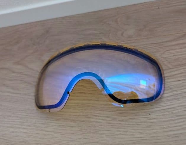 DRAGON　スノーゴーグル ミラー 予備レンズ付　オレンジ