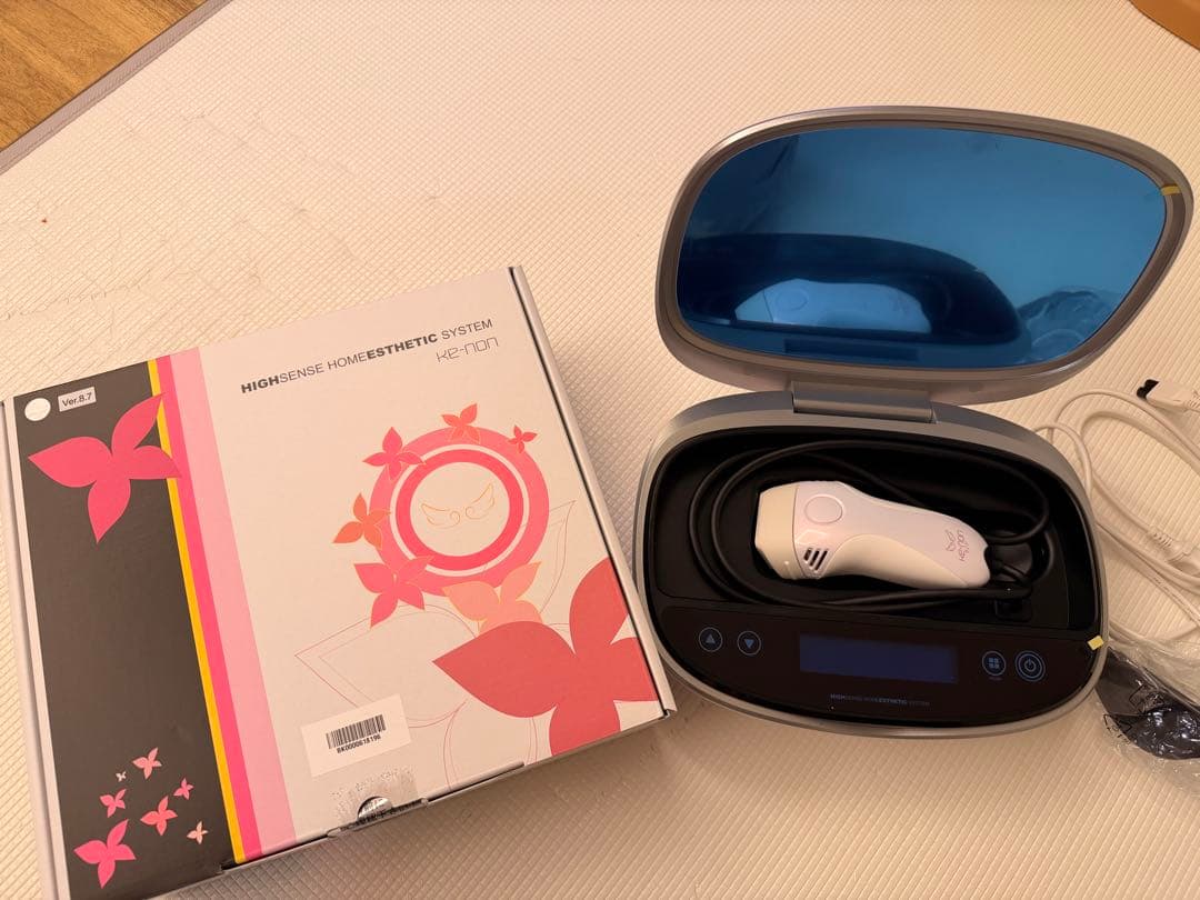 ケノン家庭用脱毛器・美顔器　最新　8.7