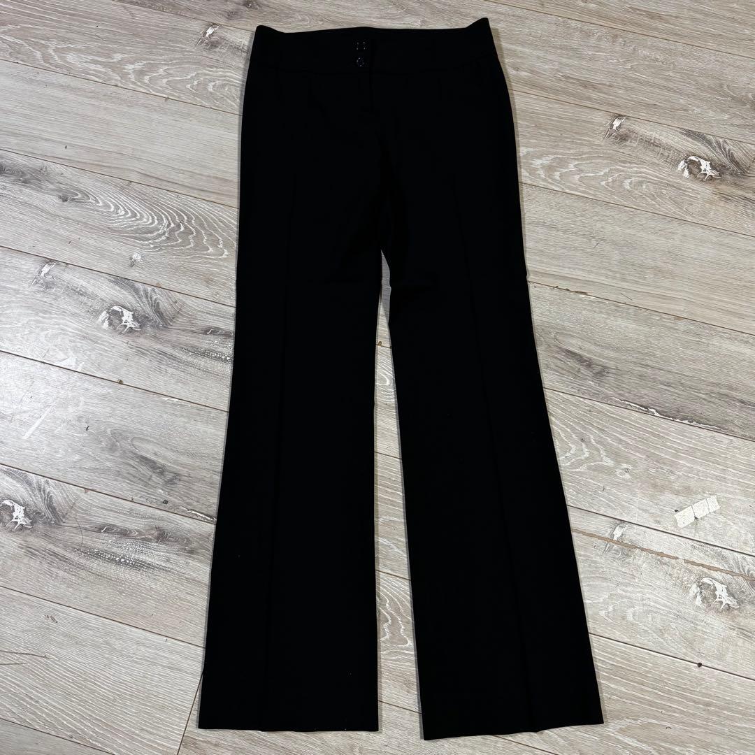 D&G ブラック ブレザー ワイドパンツ セット 裏地派手 プリント 38