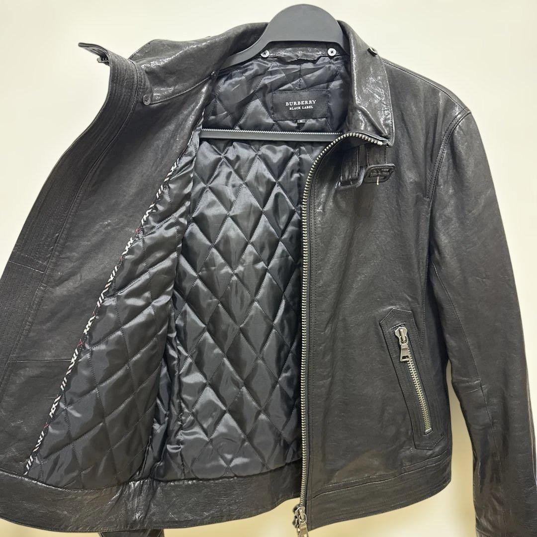BURBERRY BLACK LABEL レザーライダース