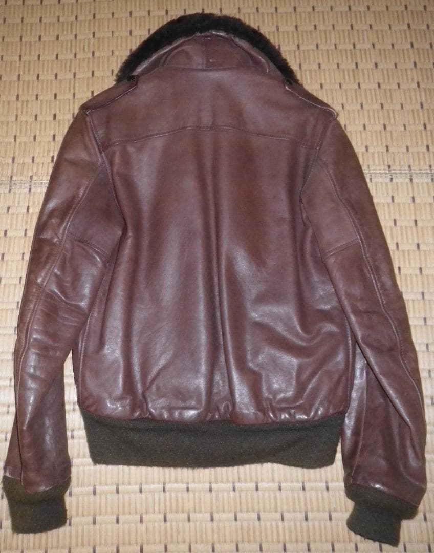 Schott G-1レザーフライトジャケット TALONジッパー