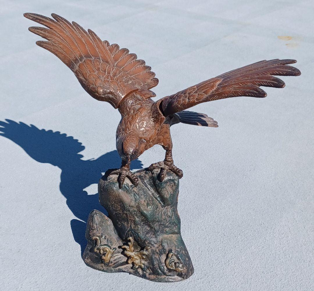年代物 6.7kgの鷹さん(鷲さん)antique hawk or eagle