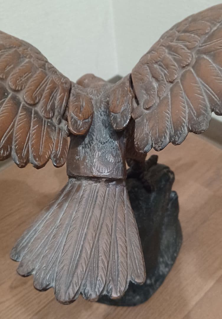 年代物 6.7kgの鷹さん(鷲さん)antique hawk or eagle