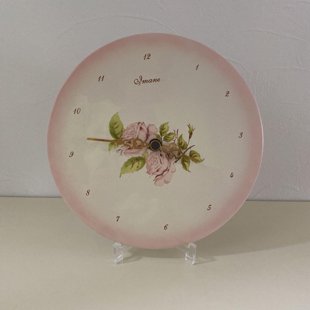 お値下げ♡イマン ダイアナローズ♡壁掛け時計