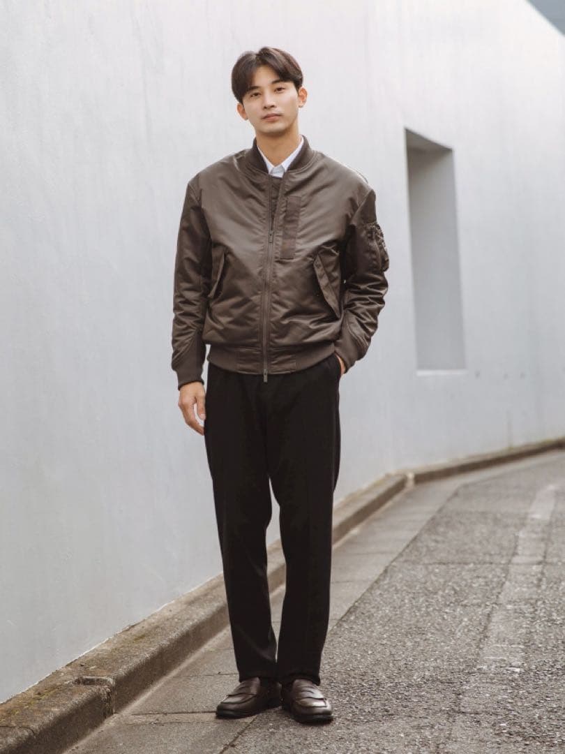 【L】UNIQLO+J ユニクロ MA-1 GLAY 新品未使用 2026