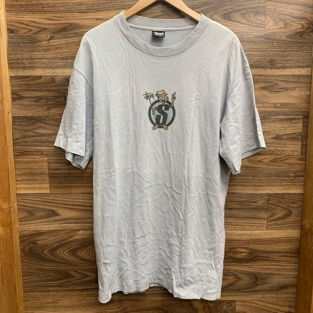 中古 80s OLD STUSSY Tシャツ 黒タグ後期 USA製