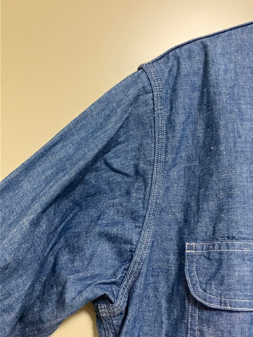 ウェアハウス BIG YANK 42 シャンブレーシャツ ワークシャツ 3048