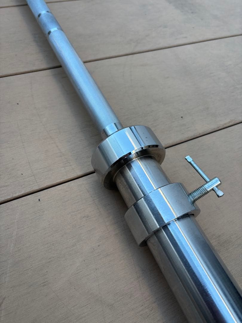 iROTEC オリンピックバーベルシャフト 径50mm 長さ220cm 引き取り