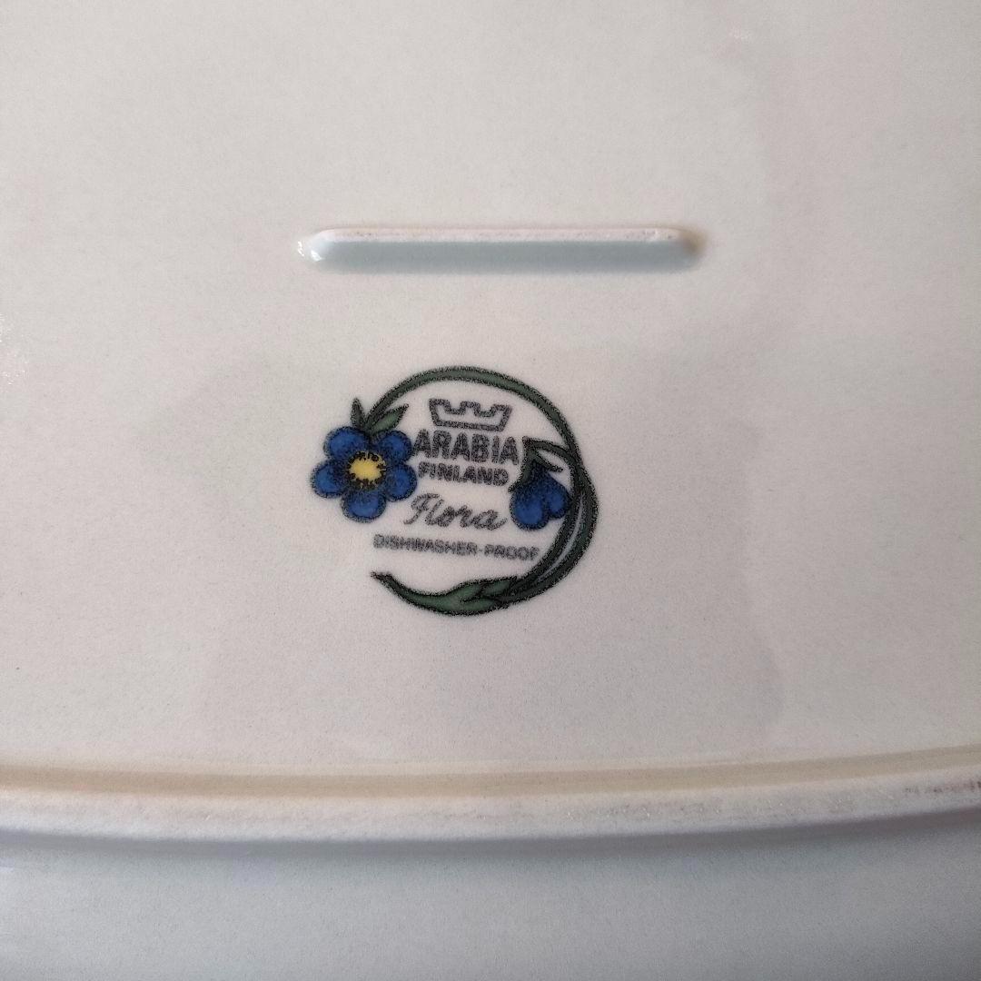 アラビア ARABIA フローラ プラター エステリ・トムラ 角皿 美品 希少