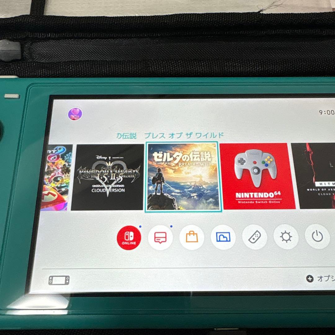 Nintendo Switch Lite ターコイズ　ソフト入り