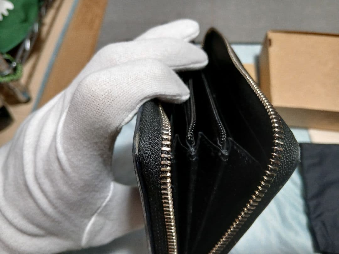 GUCCI GGパターン ブラック 長財布