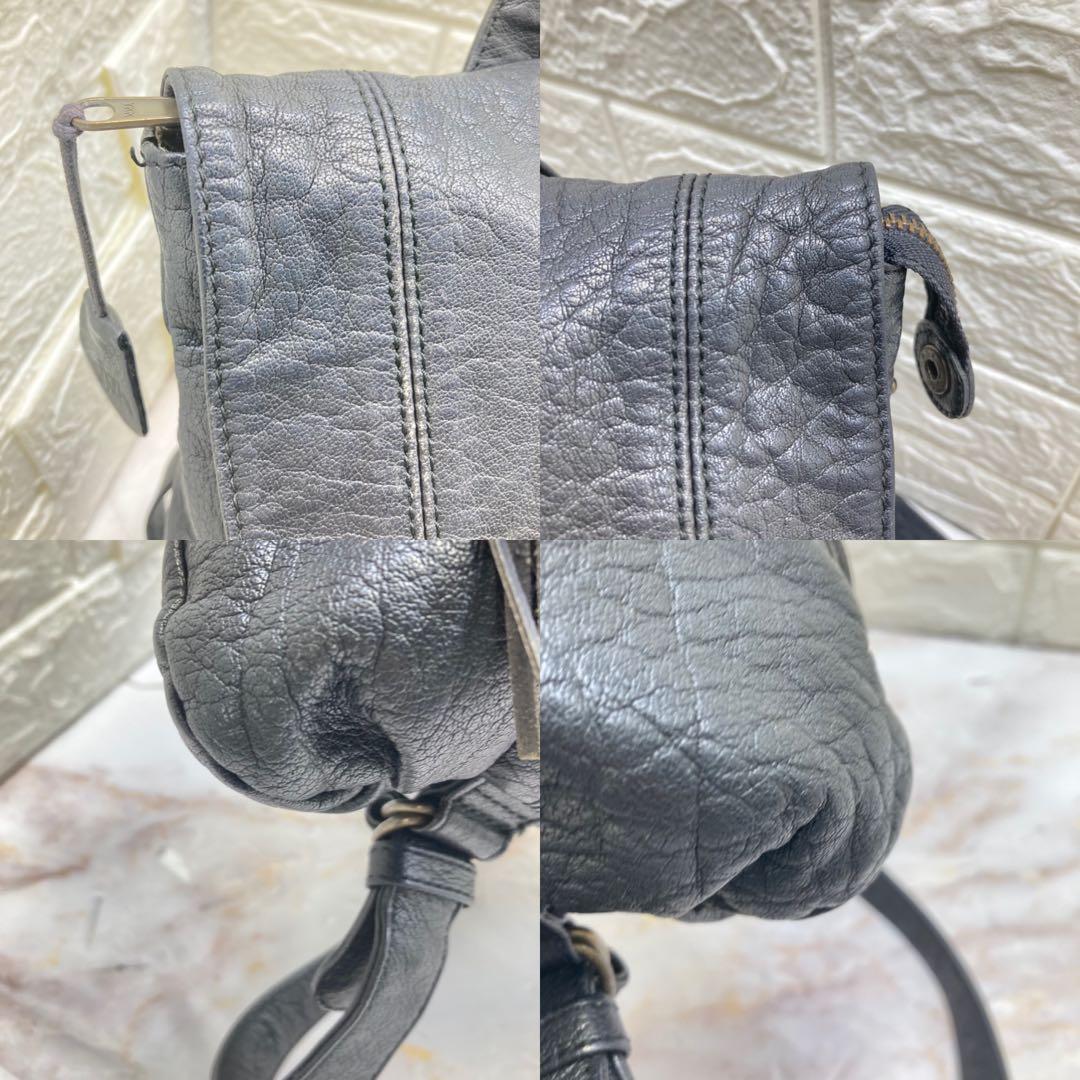 極美品❣️ 希少❣️IB￼IZAイビサリュックブラックレザーイビザ大容量