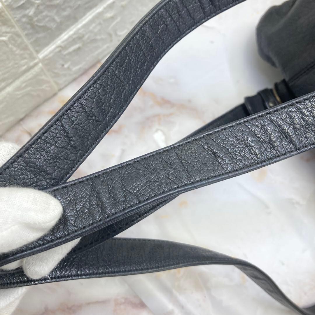 極美品❣️ 希少❣️IB￼IZAイビサリュックブラックレザーイビザ大容量