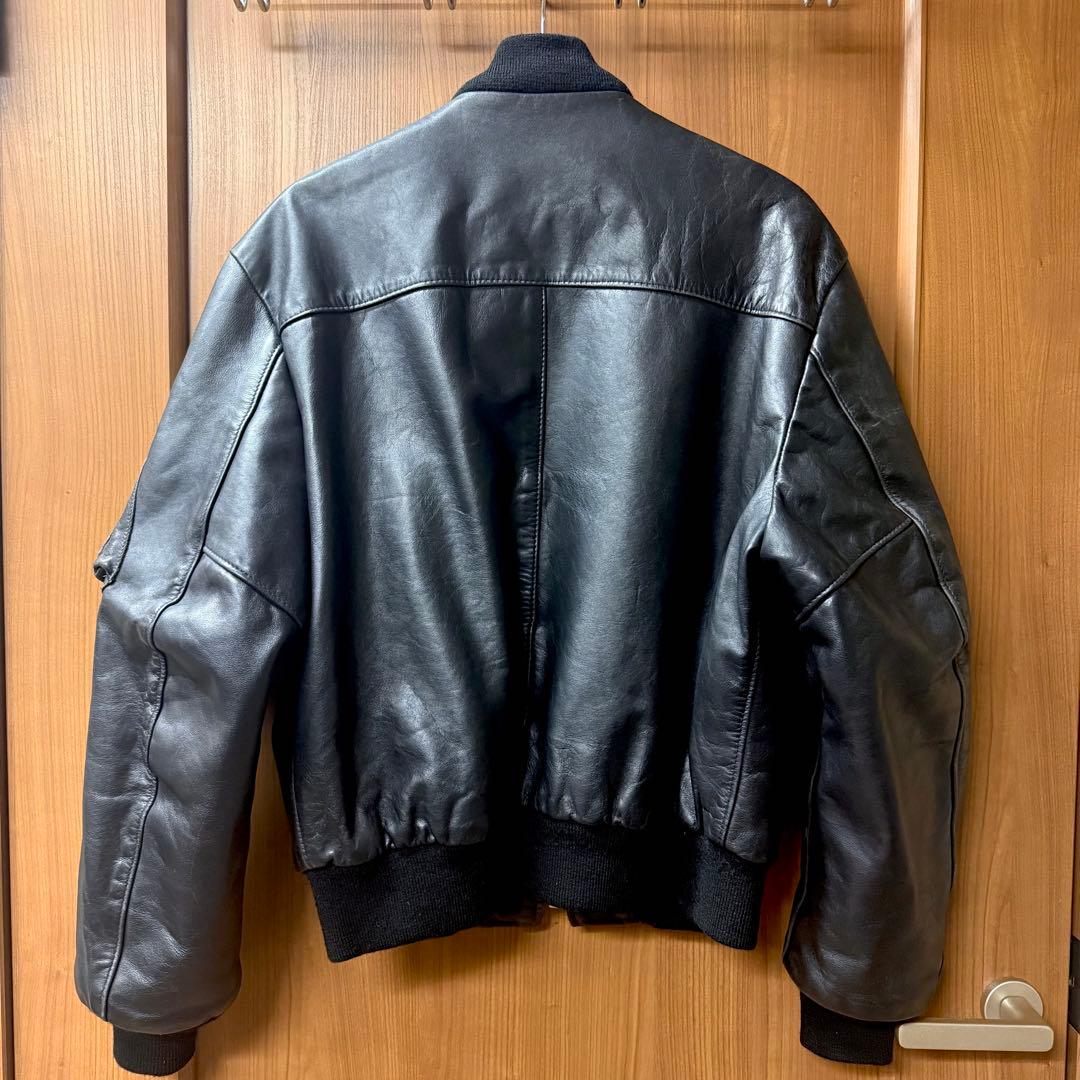 【牛革】SCHOTT レザー MA-1 ジャケット