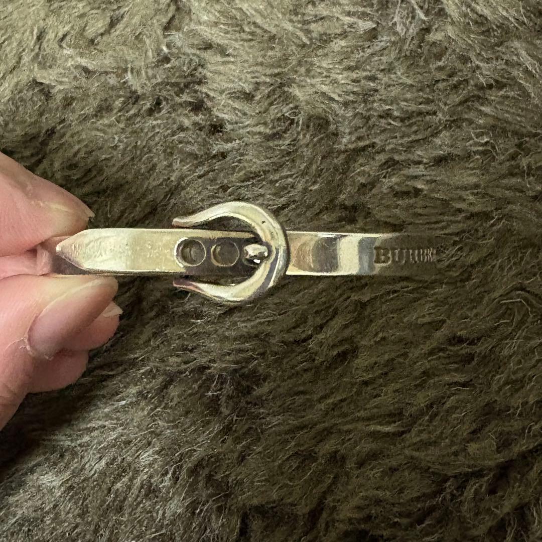 専用 BURBERRY バーバリー シルバーバングル