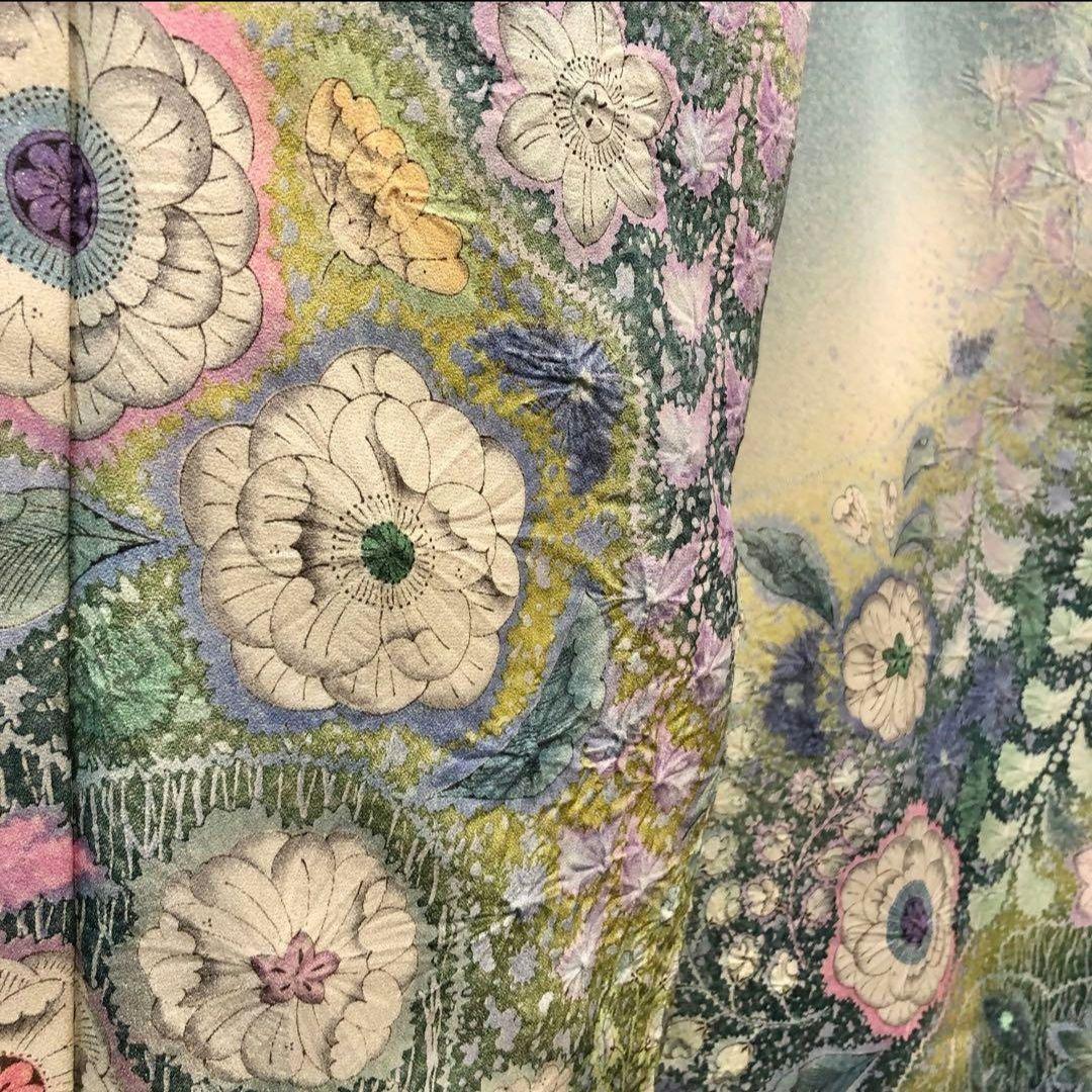 辻ヶ花振袖 1式セット 草履バッグ付き