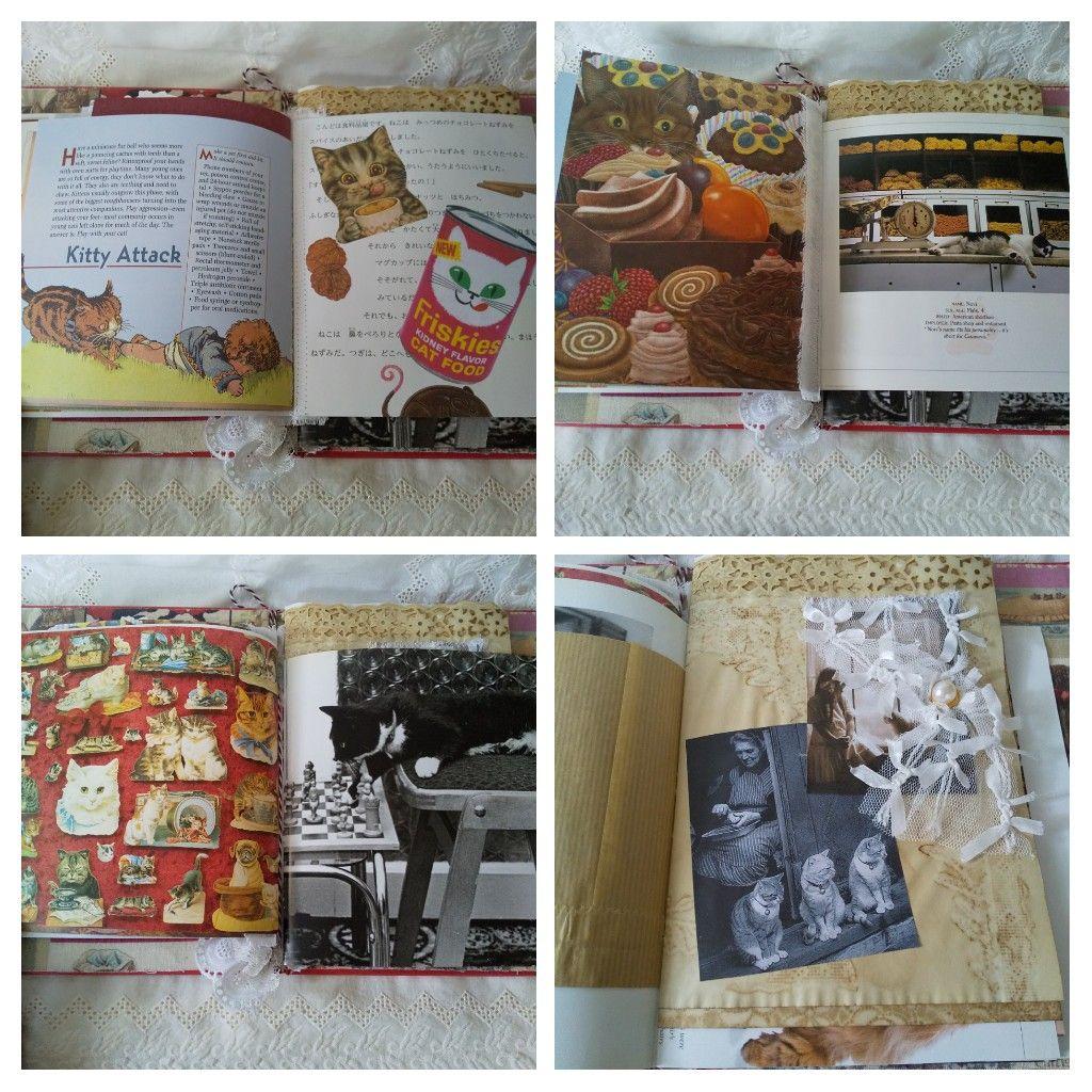 ジャンクジャーナル　猫ちゃん　洋書　フェルティングニードル