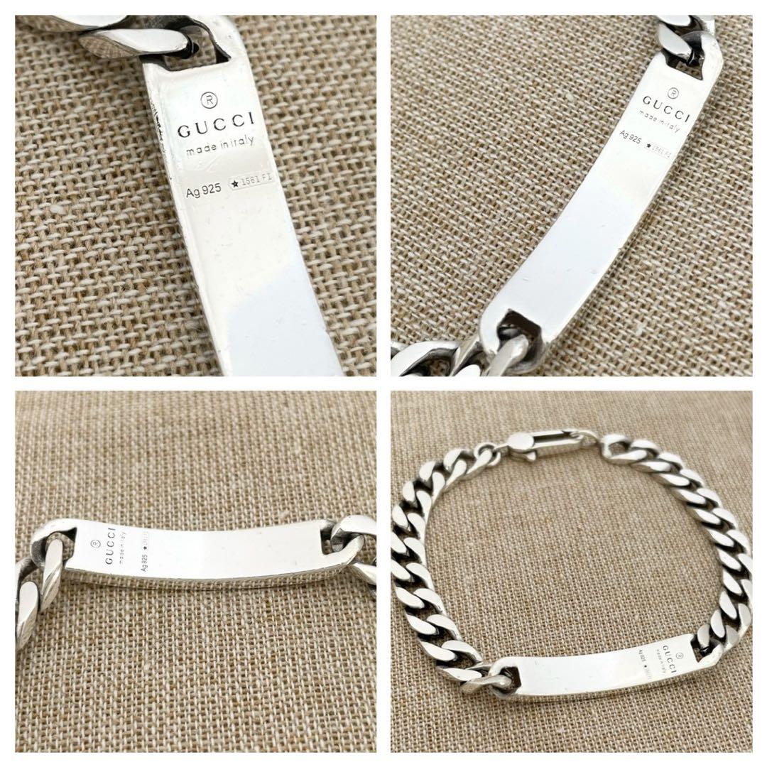 美品✳︎グッチ バングル ゴースト スカルドクロ GG アイコン 刻印 18サイズ