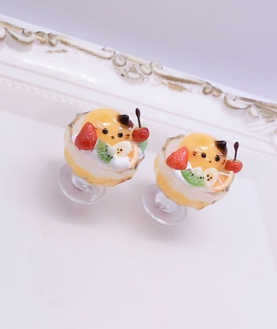 レジン パーツ プリンアラモード パフェ