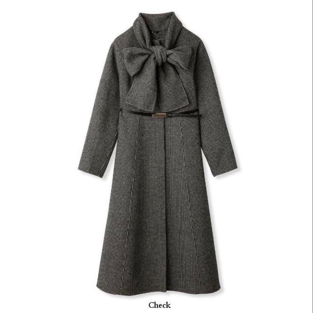 CELFORD / セルフォード ストール付きリバードレスコート 23秋冬