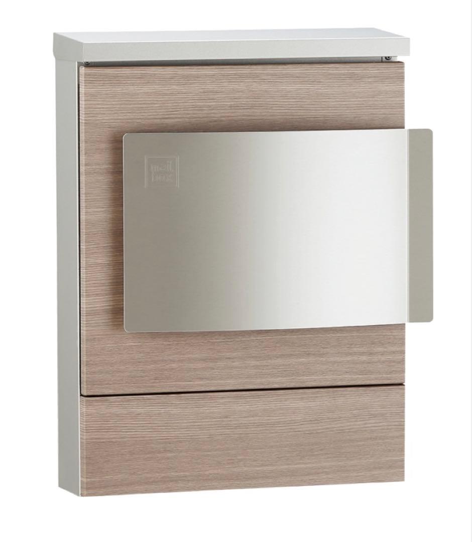 clum クルム II 郵便受け　木目調タモ