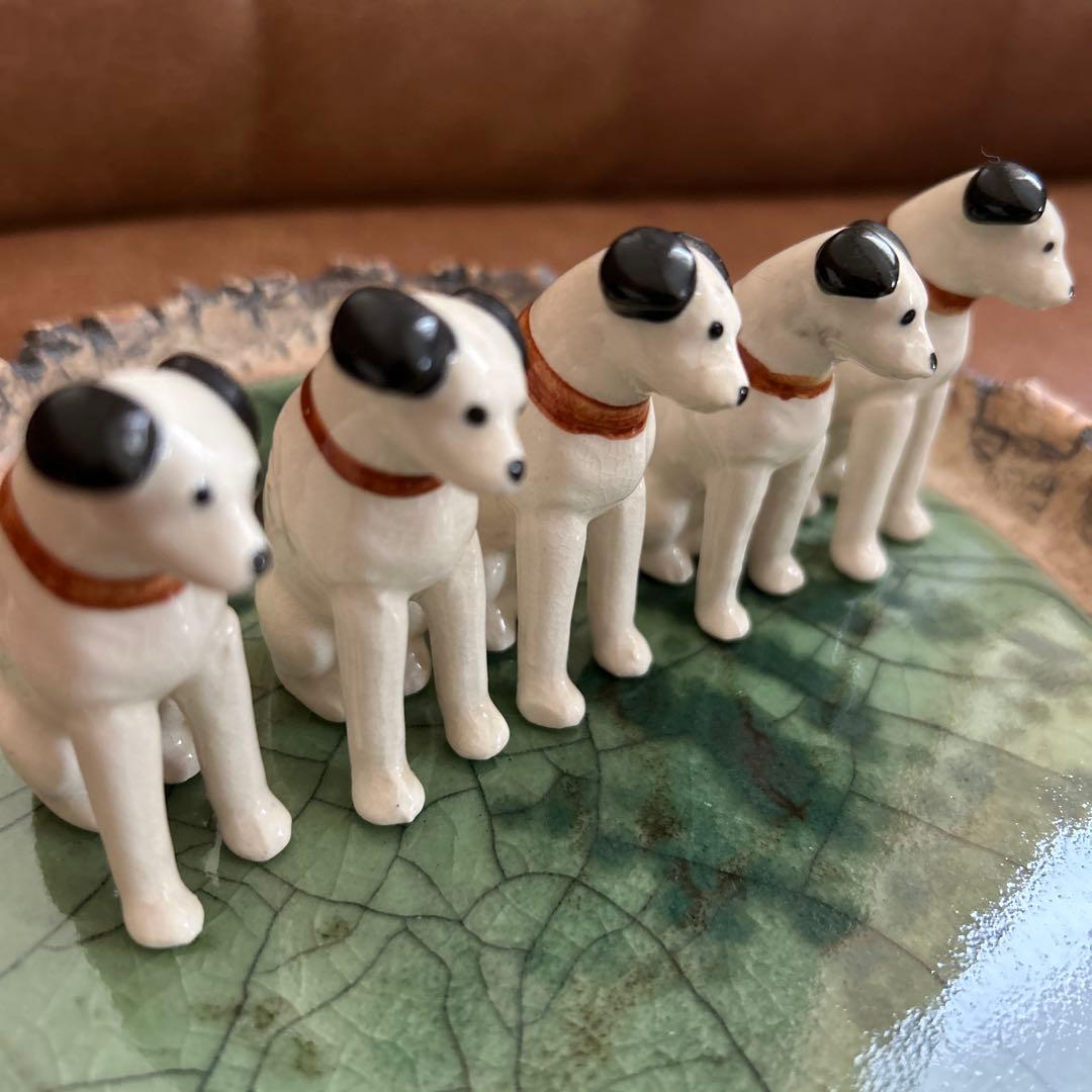 【vintage希少★】ビクター犬　レトロ　ビンテージ 5匹★★★★★置物