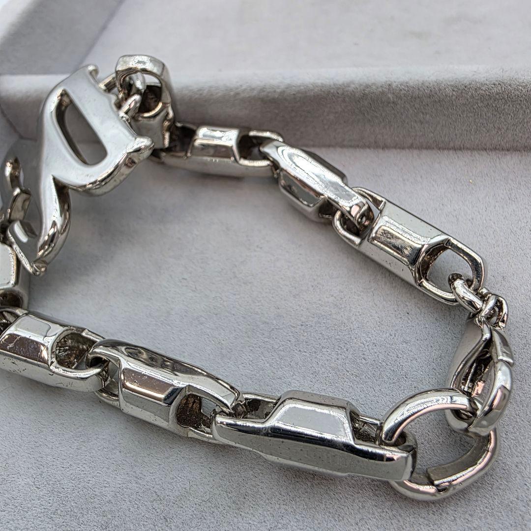 箱付き　DOLCE&GABBANA ロゴブレスレット　シルバー