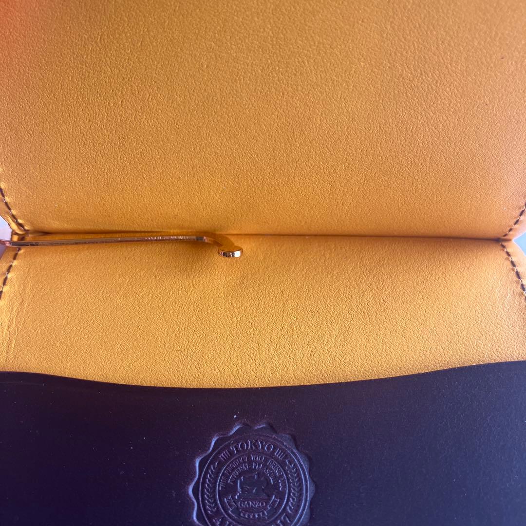 GANZO ガンゾ　マネークリップ　シェルコードバン　ホーウィン社　バーガンディ