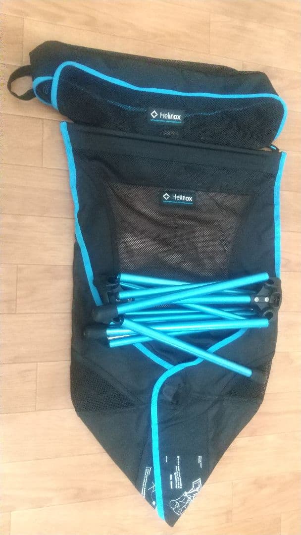 Helinox ヘリノックス キャンプチェア ブラック/ブルー