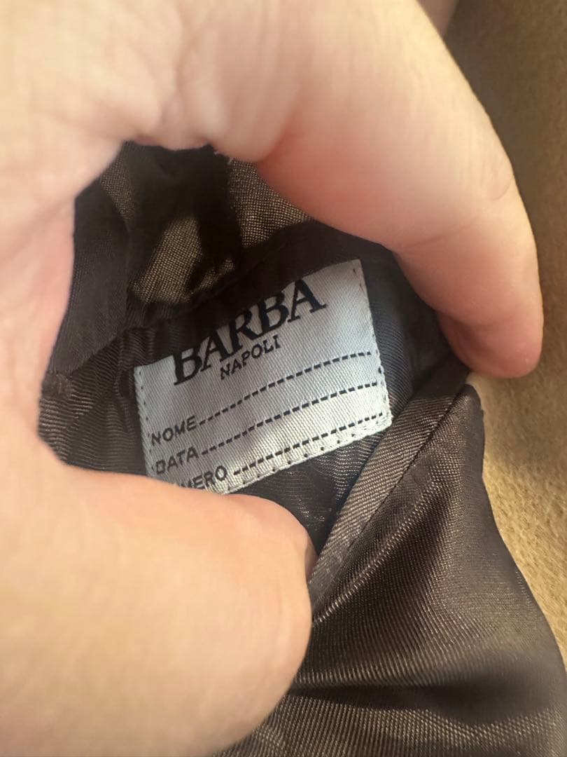 ストラスブルゴ⭐️バルバ‼️46⭐️キャメルコート‼️破格⭐️カシミア⭐️