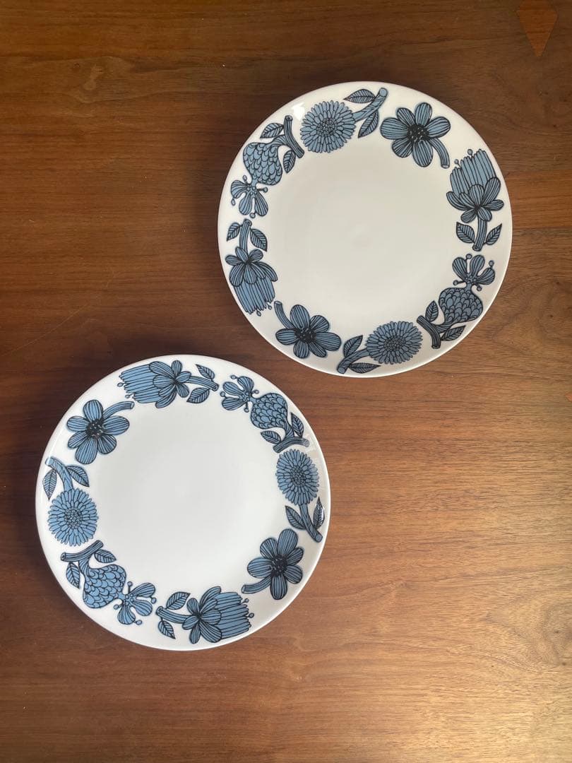 グスタフスベリ21.5cm北欧デザイン プレート2枚セット
