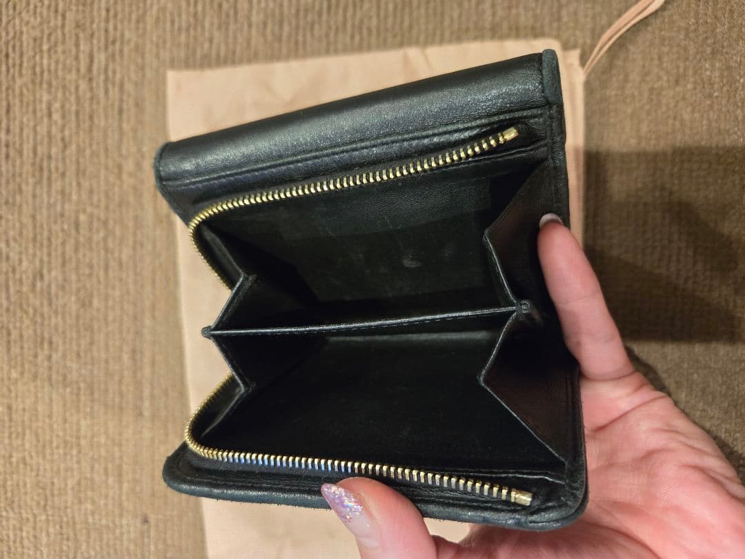miumiu 折り財布 マテラッセ ブラック