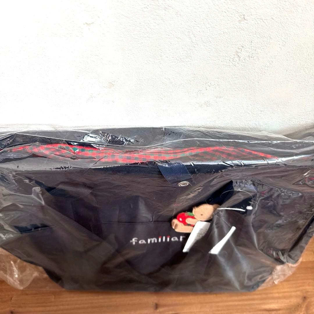 新品 未開封 未使用 廃盤 旧型 ファミリア マザーズバッグ 赤チェック