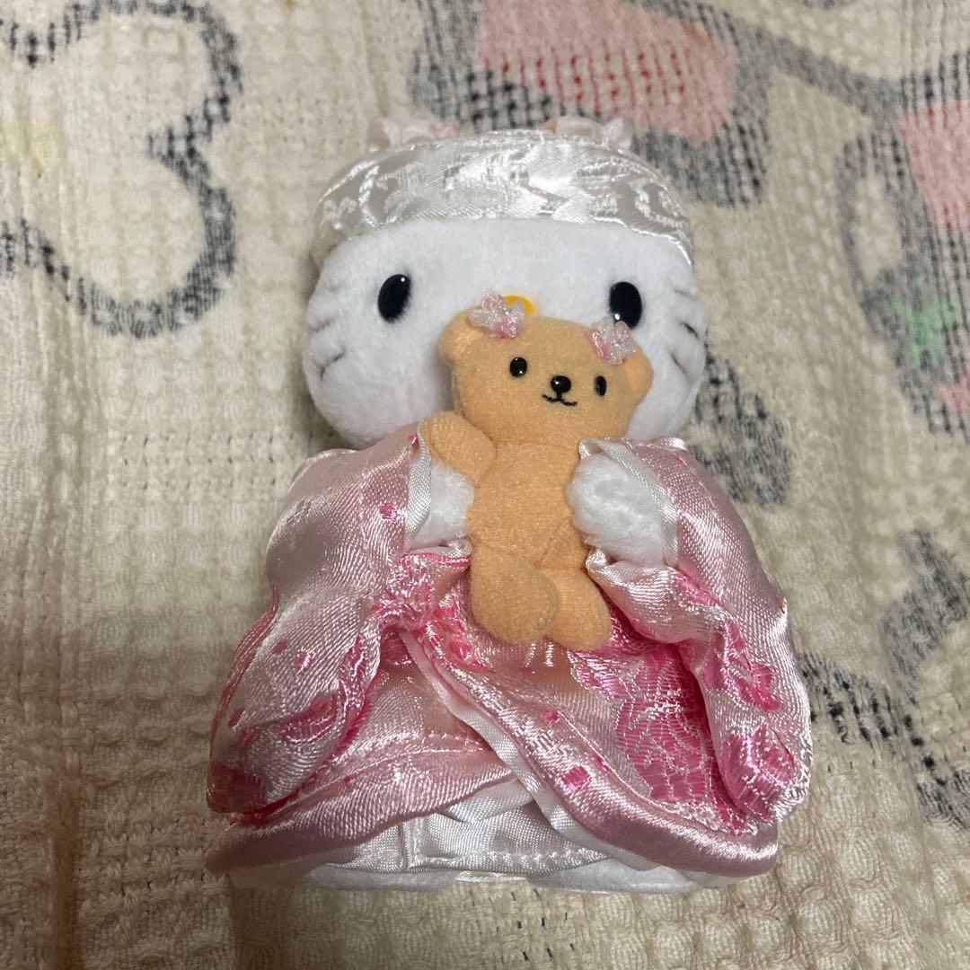 サンリオ　ハローキティ　ウチカケSセット 2002年　ウエディングドール