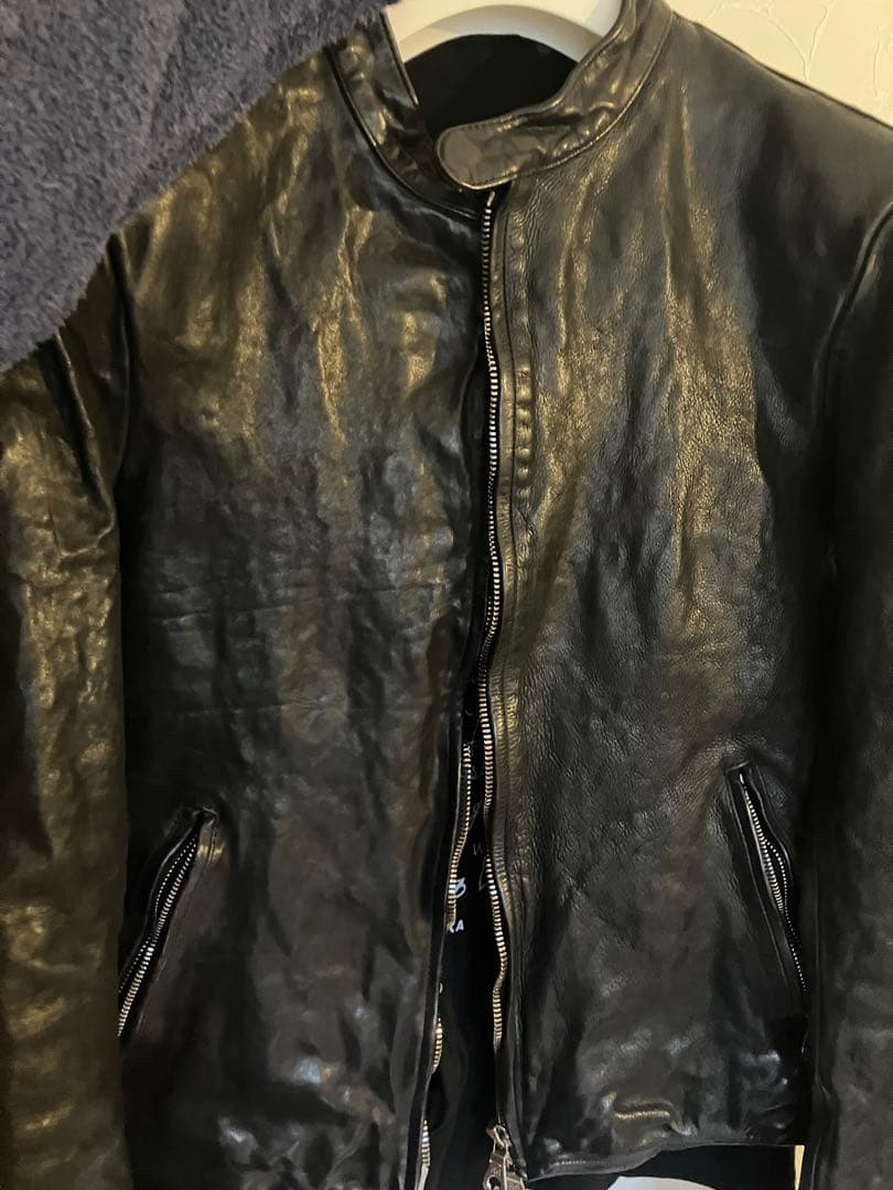 試着のみ　BACKLASH イタリーショルダー シングルライダース