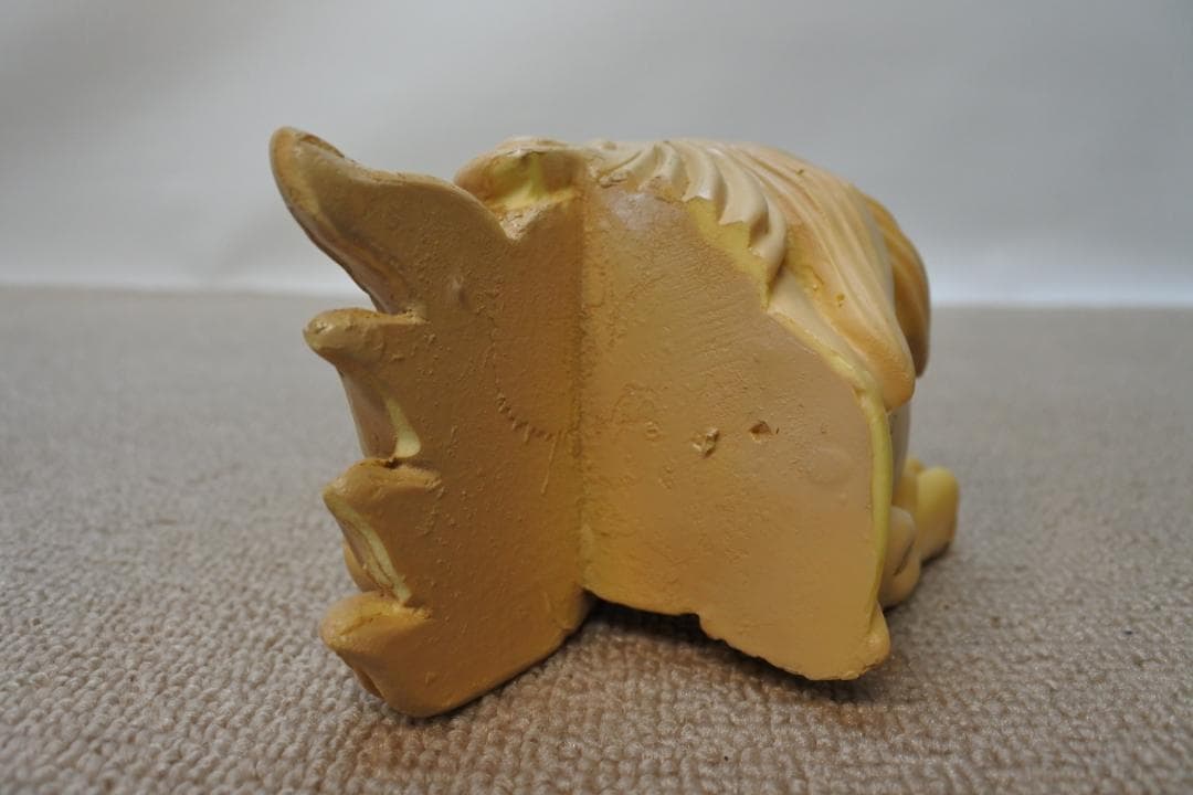 限定値下　【収集品】彫り物　寺院　彫刻　塔婆立　左　獅子　16個入　1021