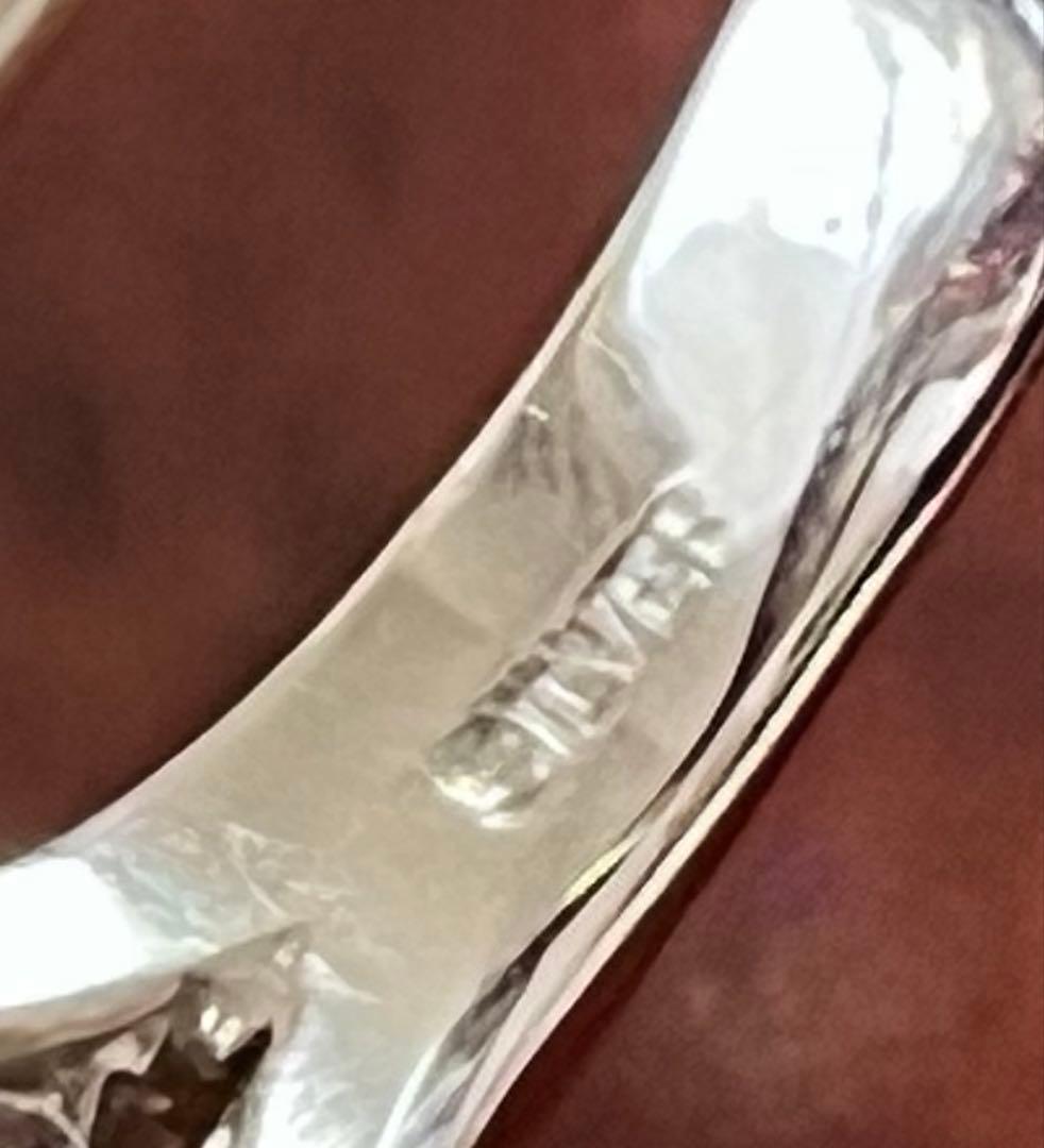 Mary様天然アメジスト 10ctSILVERヴィンテージリングB113