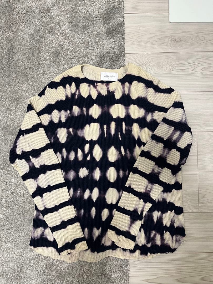 トップス UNUSED 21ss Long sleeve tie dye t-shirt