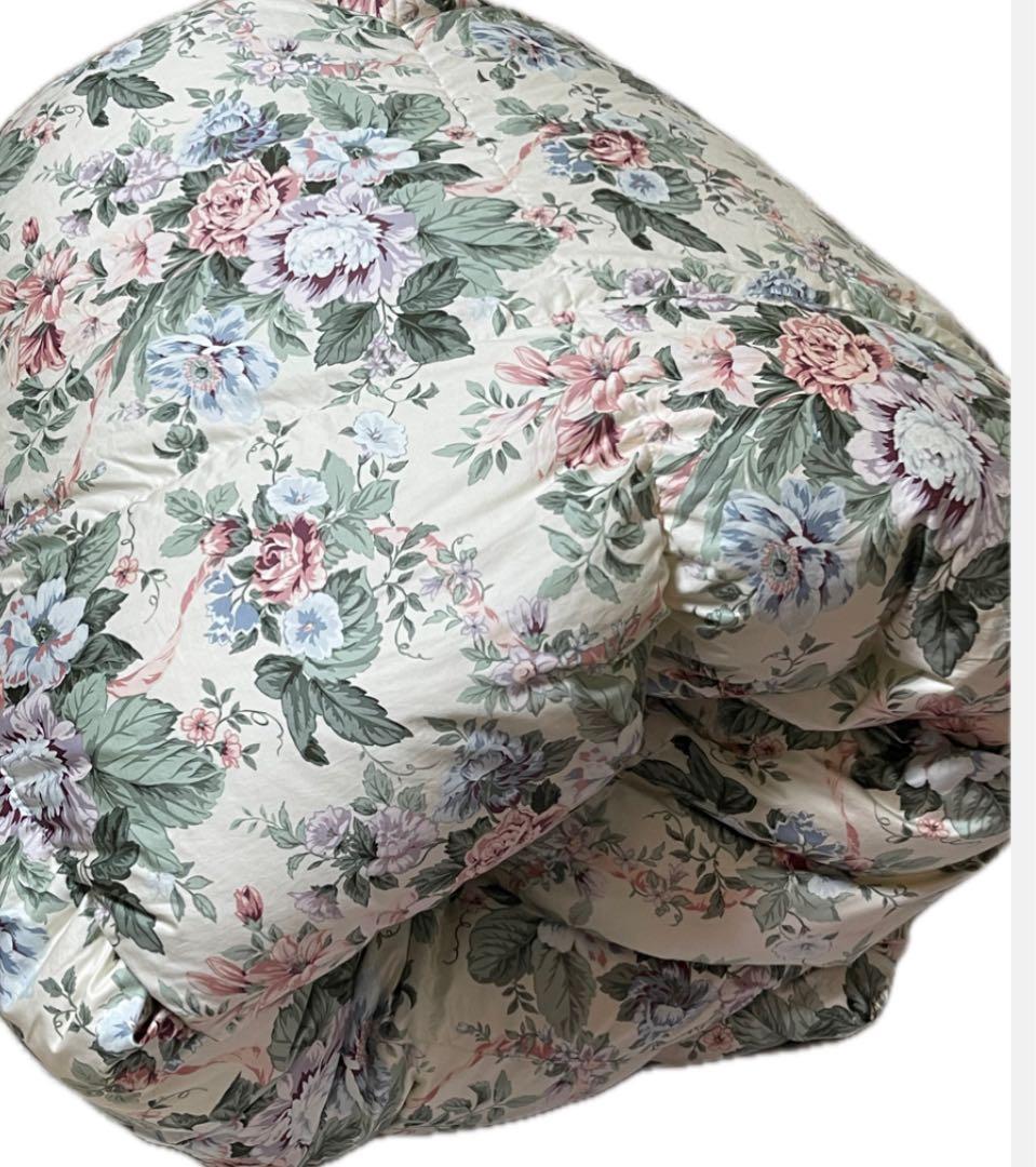 綺麗　小杉羽毛掛け布団　日本製　ダワン90％　綿100％190x210cm