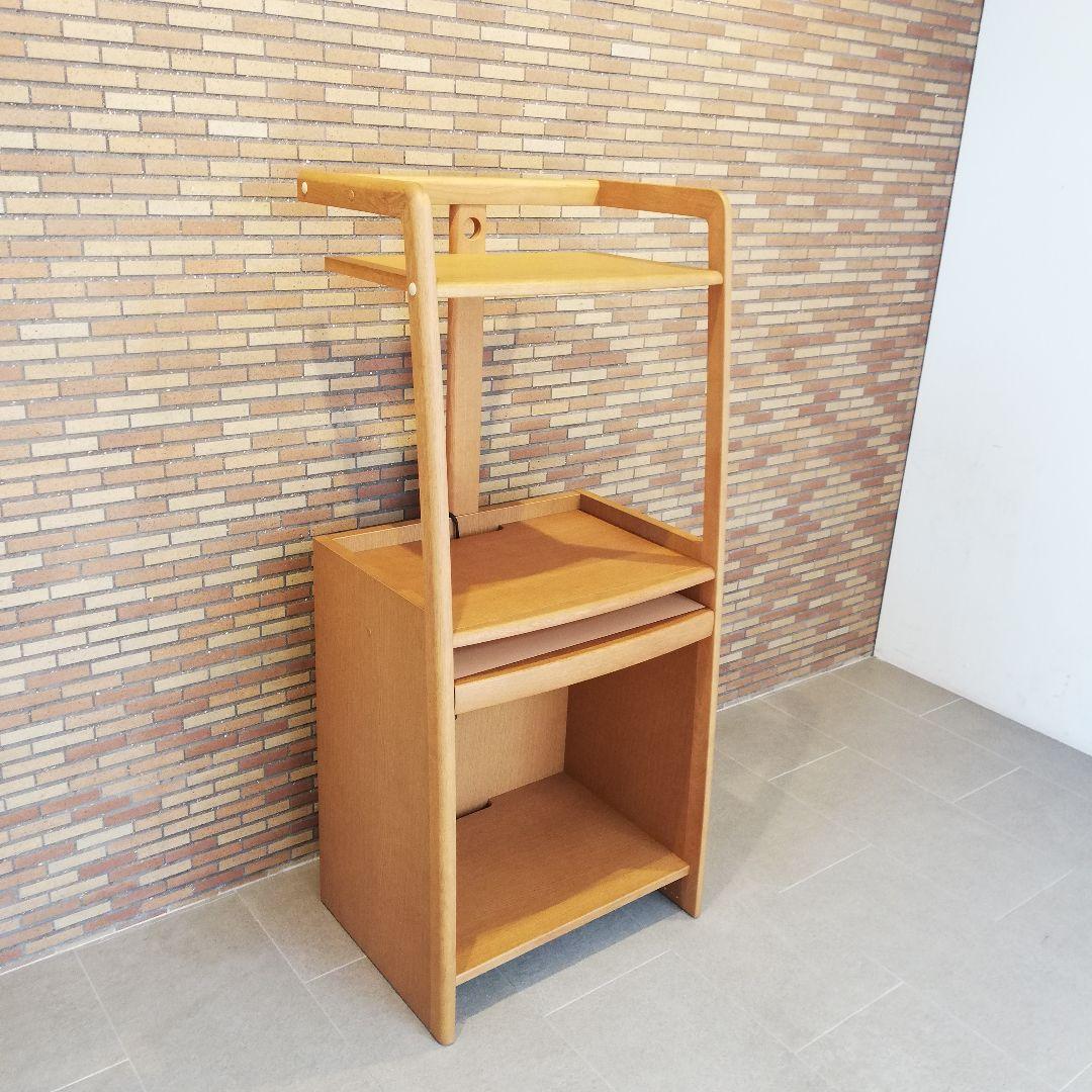 ◇Karimoku　オーク材　パソコンラック｜デスク｜学習机