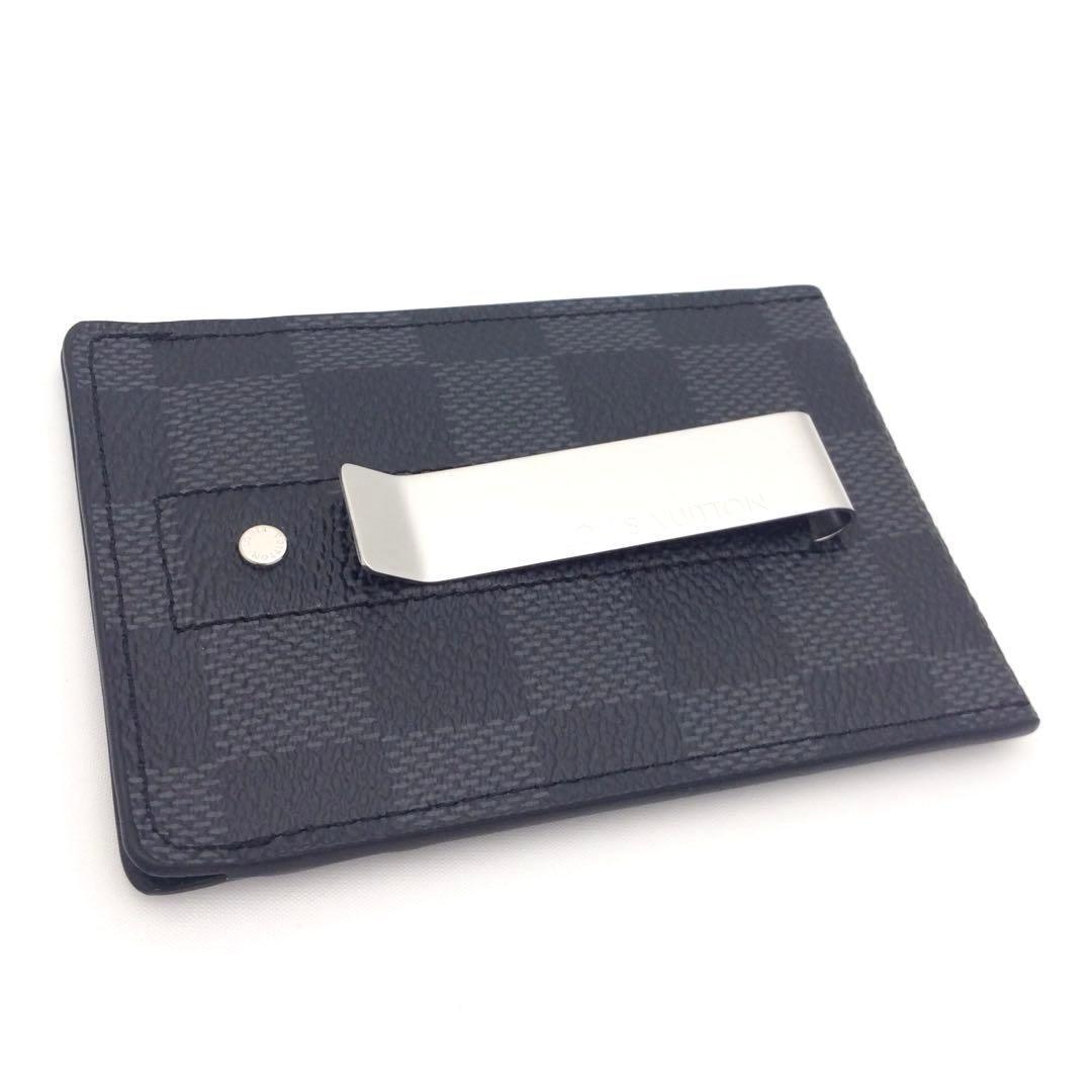 ルイヴィトン ダミエ グラフット マネークリップ カードケース メンズ パンス