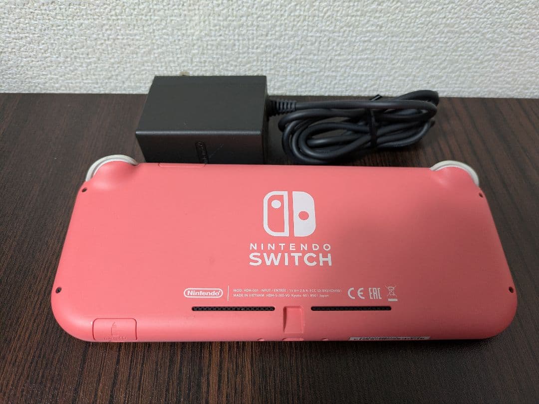Nintendo Switch Lite ピンク 本体　ACアダプター付き