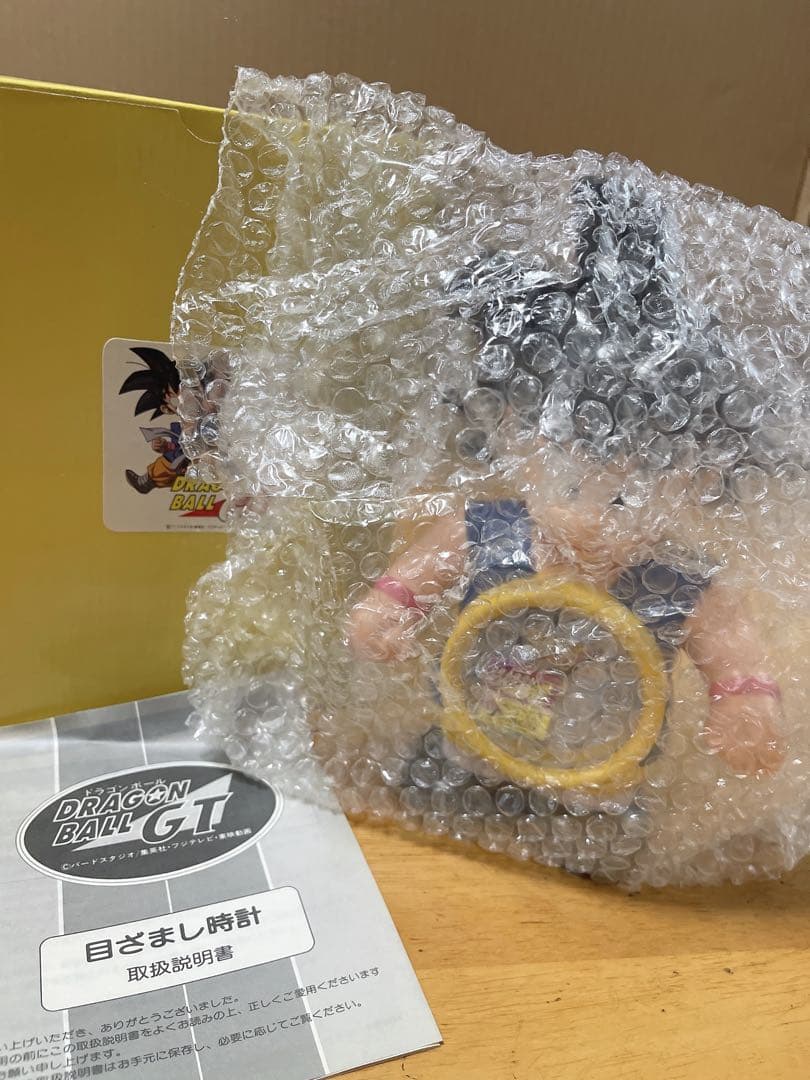 未使用保管品 ドラゴンボールGT孫悟 空時計 目覚まし時計